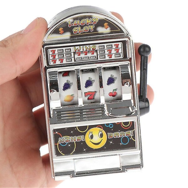 Sjov mini spillemaskine Fruit Game Machine Lucky Jackpot Anti Stress Toy