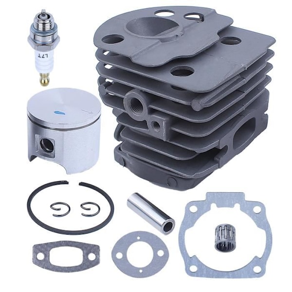 46 mm cylinder kompatibel med Husqvarna 51 55 Rancher erstatter kompatibel med 503609171 503609172 med nåleleje dæmper kit (YD)