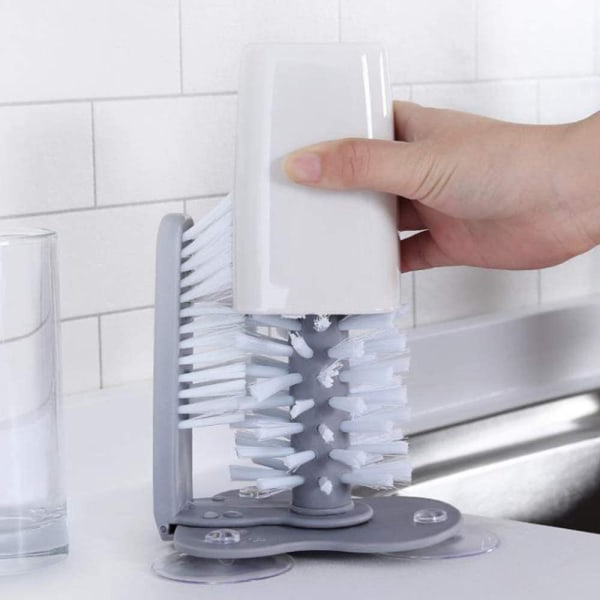 Glassbørste, egnet for rengjøring av melkerørbørsteflasker