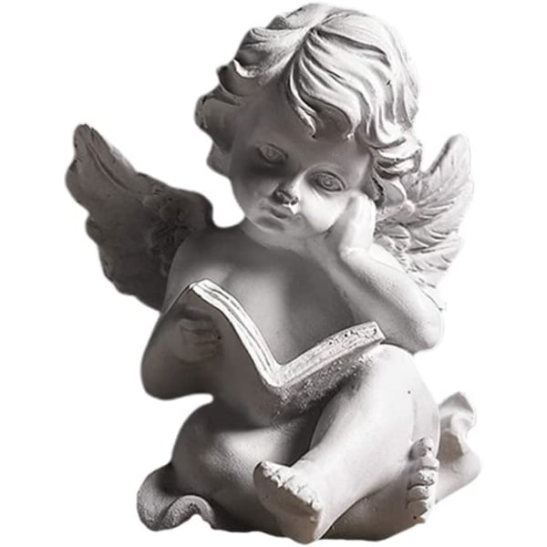 Cherub Angels Resin Garden Statue Figur Bedårende Ang