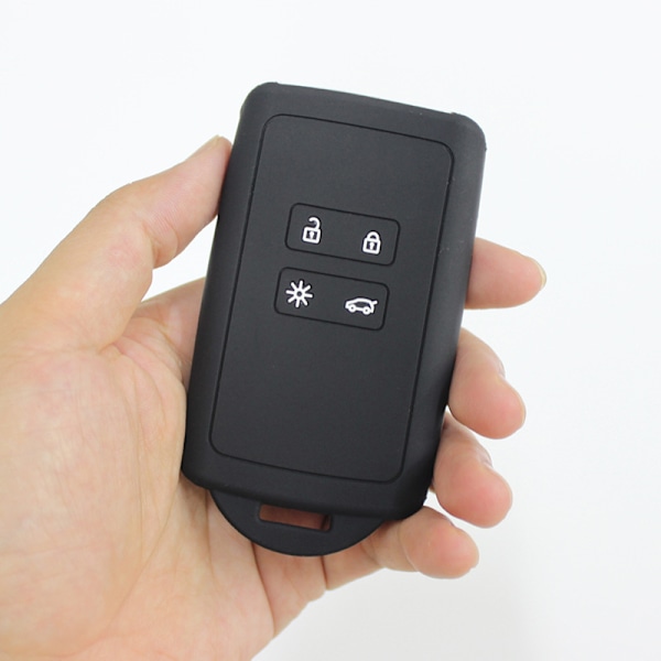 (sort) Bilnøgletilbehør kompatibelt med Renault Smart Key