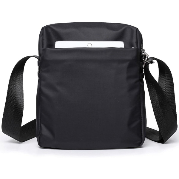 Herre iPad skuldertaske, sort, m, casual daypack