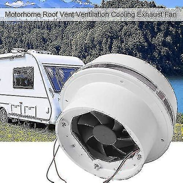 Avgasfläkt for bil 12v Rv Rv Rv Takventilator Ventilasjon Kjølevifte Lydløs