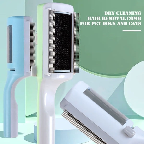 Torravfall Kam Arbetsbesparande PET-hårborttagningsborste Djurvårdsmaterial Grön