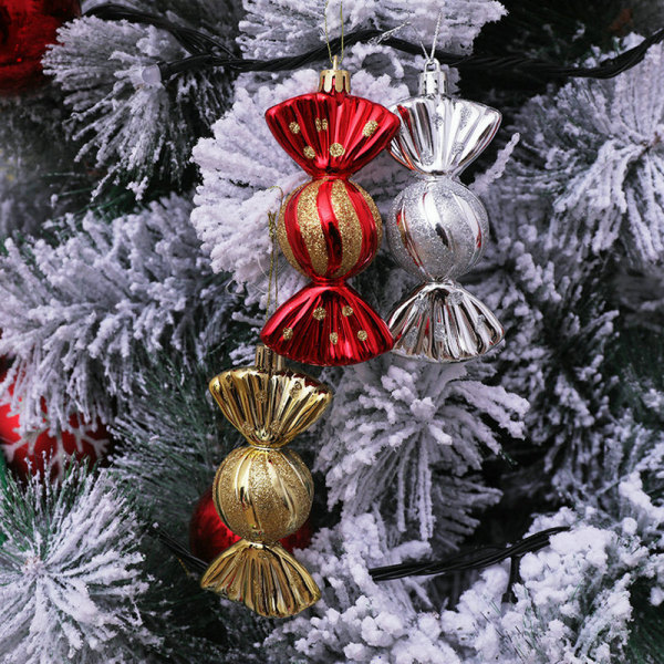 Färgglada juldekoration godis rekvisita hängande hänge prydnad