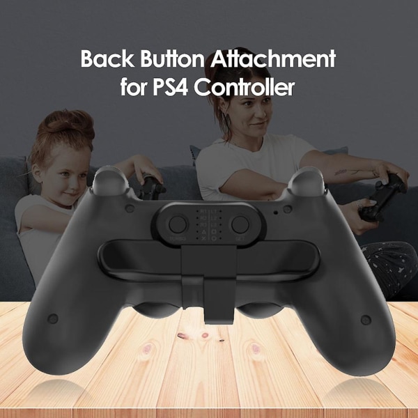 For Ps4 Extended Gamepad Bakre knappvedleggskontroller Paddles for Dualshock4 bakre forlengelsesnøkler med turbotilbehør