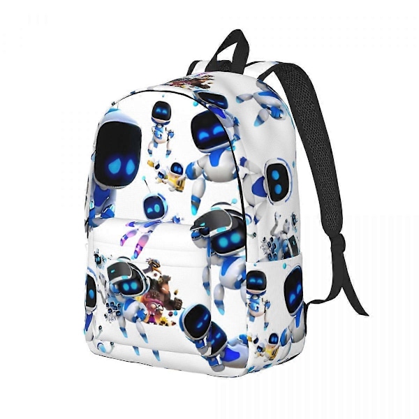 Astrobots Gaming Ryggsekk for Menn og Kvinner - Trendy Ryggsekk for Ungdomsskole, Vandring, Laptop, Skulderveske, Gave 3 M M 3