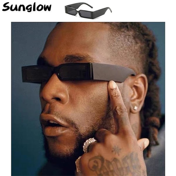 Solbriller Mode rektangulære solbriller Hip Hop D