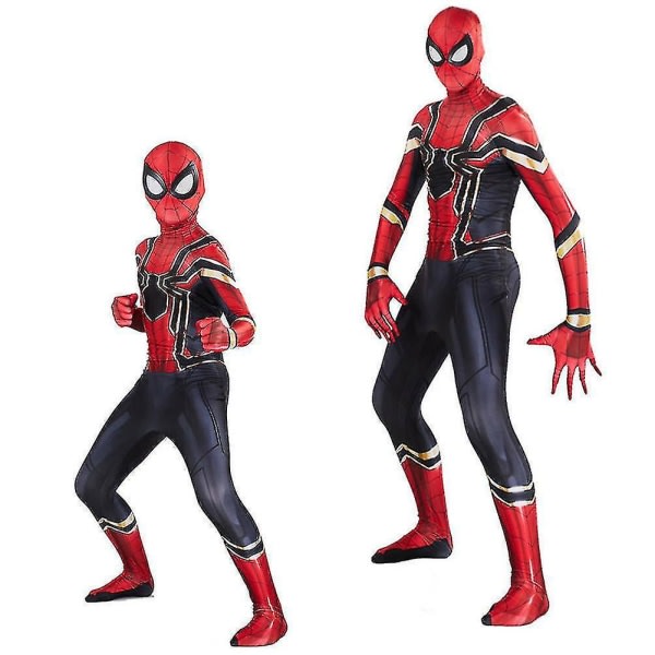 Barn Vuxen Spiderman Cosplay Costume_s Iron SpiderMan 150cm