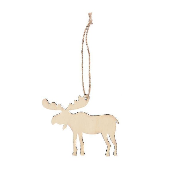 10st Creative Christmas Wooden Suspension Deer