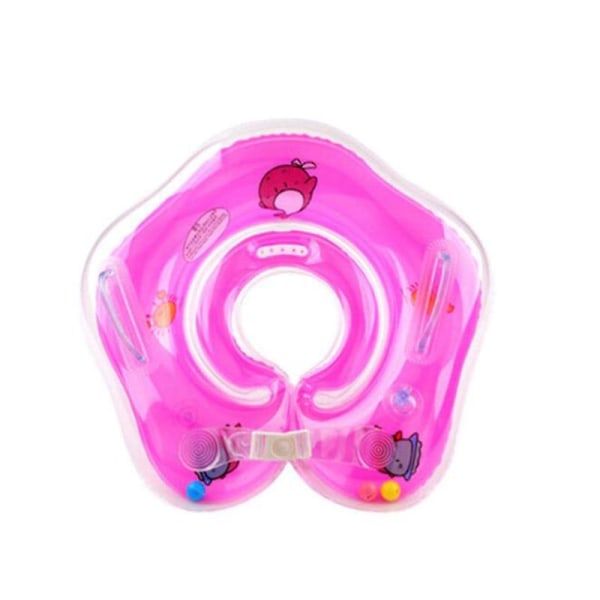 Simning Baby Tillbehör Hals Ring Tube Säkerhet Infant Float Circle Pink