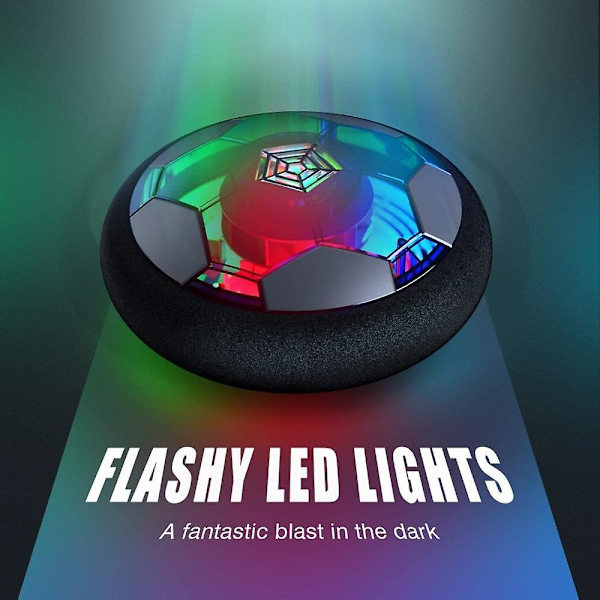 Air Power Hover Soccer Ball Light Flashing Ball Air Power Football Toys Home Game Gliding Soccer Indoor--