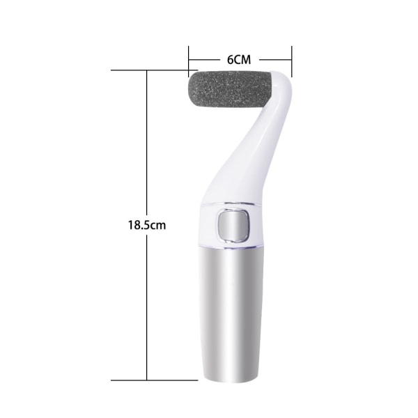 USB Genopladelig Foot Scrubber Elektrisk Pedicure Callus Remover