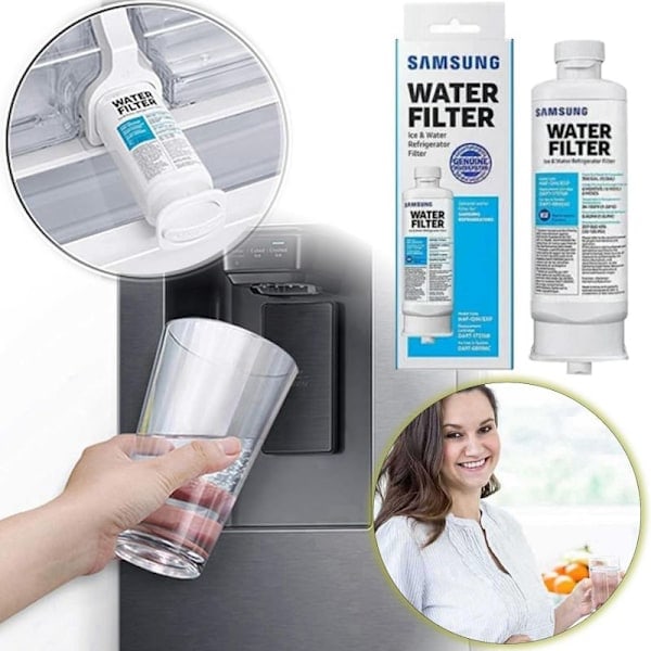 3-pakning kjøleskapsvannfiltre - Kompatibel med Samsung DA97-17376B/DA97-08006C