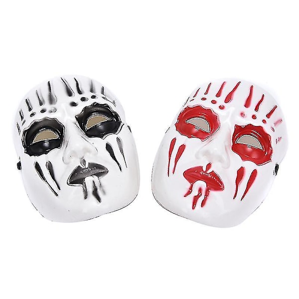 Slipknot Band Joey Jordison Resin Mask Halloween Fest Maskerad Cosplay rekvisita (1:a, svart)