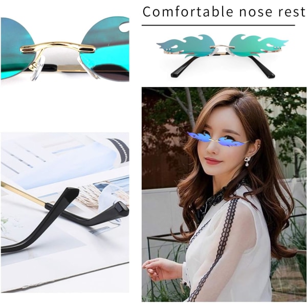 Flame Sunglasses Fashion Trend Sunglasses