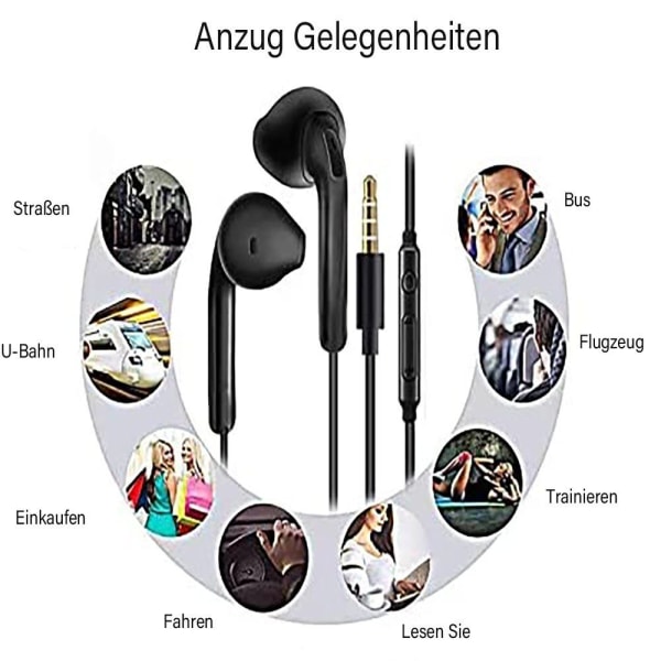 Korvanappikuulokkeet Samsung Huawei MP3-soittimille, tableteille a