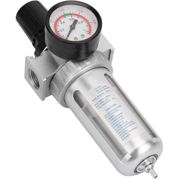 BSP 1/2" suodatinsäädin Luftkompressor Fuktvattenfälla Filterregulator med monteringsanslutning Tryckregulator för luftkompressorer