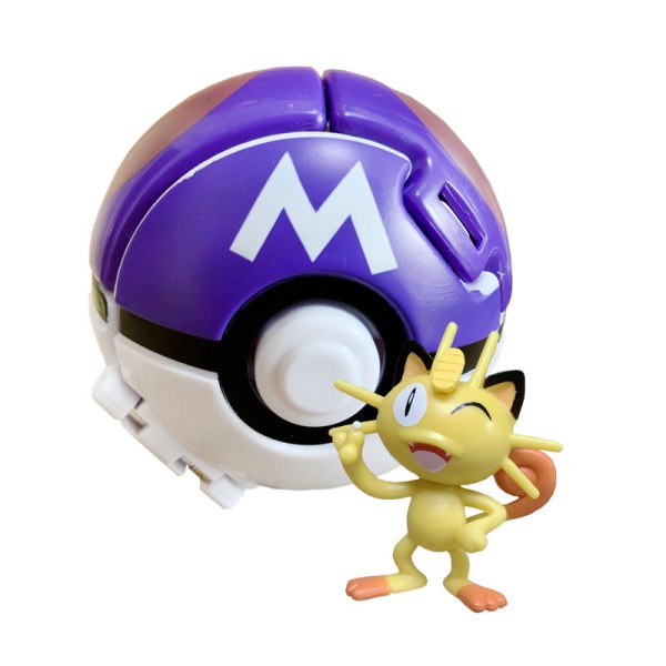 Flip Pet Eksploderende Poké Ball Mini Dukke + Fangstbold-s 20