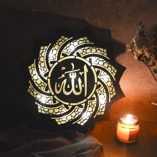 Ramadan Decoration LED Mubarak Ramadan lamppu