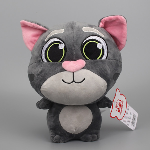 Original Talking Tom Cat och vänner Angela Ben Hank Ginger Tom LEKSAK Plyschdocka Gosedjur för flickor pojkar barn födelsedagspresent---18CM Tom Cat 18cm