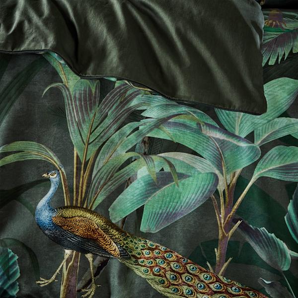 Paoletti Siona Tropical Housewife Pudebetræk (2-pak) One Size Grøn