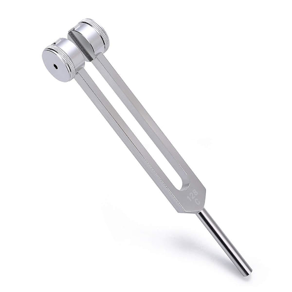 Stämgaffel 128 Hz, C-128 Frekvens Aluminiumlegering Icke-magnetisk Stämgaffel För Läkning Med Hammare
