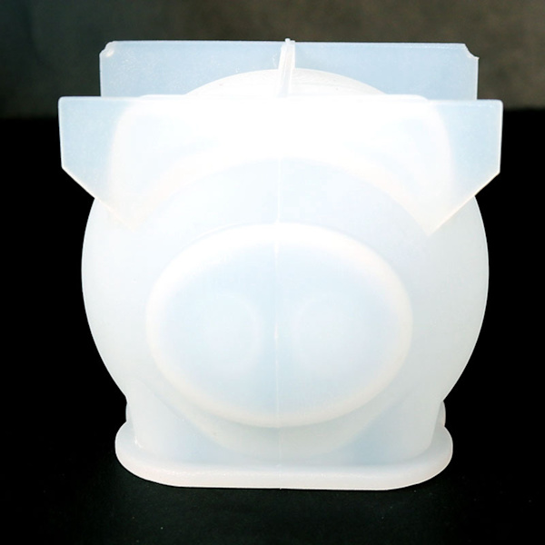3D Sian Silikoninen Kynttilämuotti DIY-Käsityö Silikonimuotti
