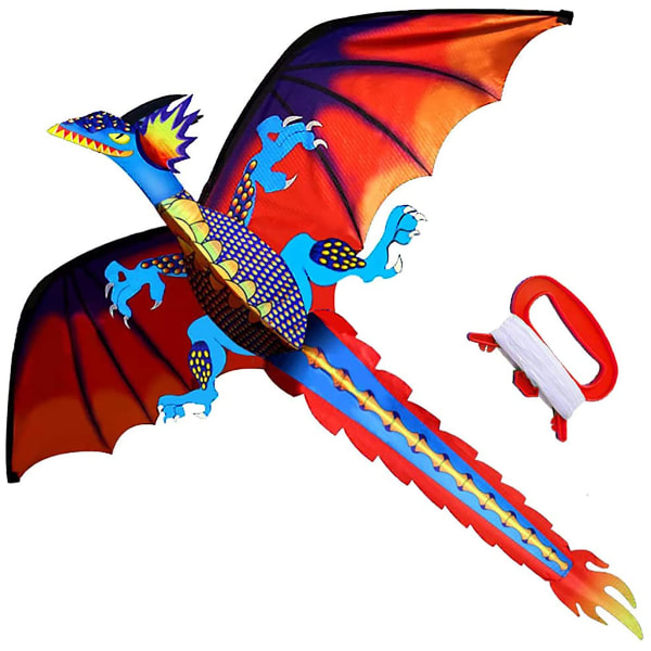 Päivitä klassiset Dragon Kite stereoskooppiset lohikäärmeleijat lapsille ja aikuisille, jotka on helppo lennättää aloittelijoille pääsiäisenä.