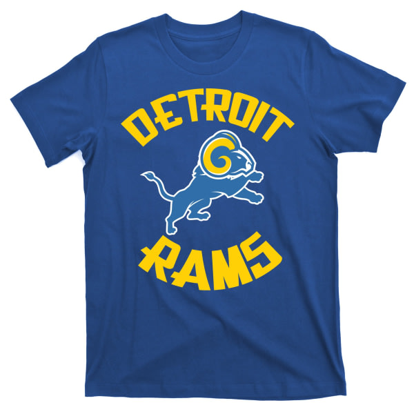 Detroit Rams Logo T-paita ESTONE XXL