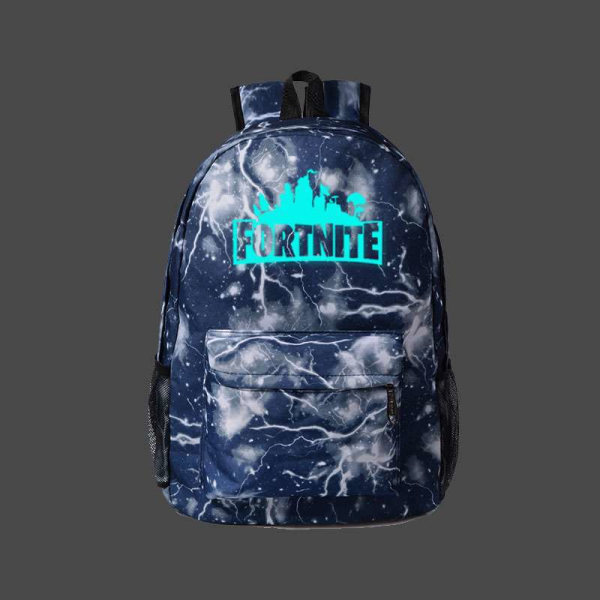 Galaxy Fort-nite ~ Storm Selvlysende Skolesekk Ryggsekk 3
