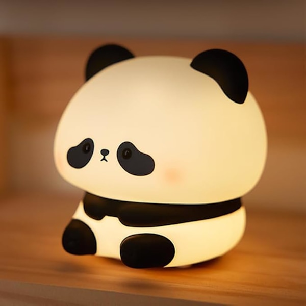 Sød panda natlampe, LED blød og ny dyr natlampe, fødevarekvalitet silikone