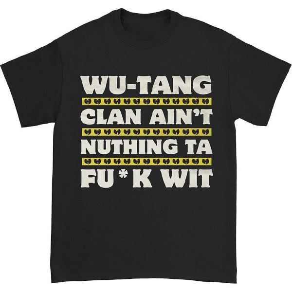 Wu Tang Clan F*ck Wit Musta T-paita ESTONE XXL
