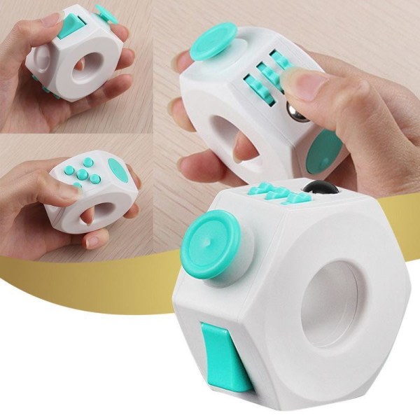 Kontor Anti Stress Relief Cube Vuxen Squeeze Decompression Finger Fidget Toys