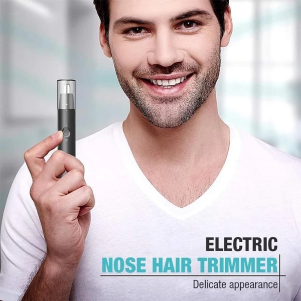 Mini Electric Nose Hair Trimmer Smärtfri ansiktshårborttagning för män