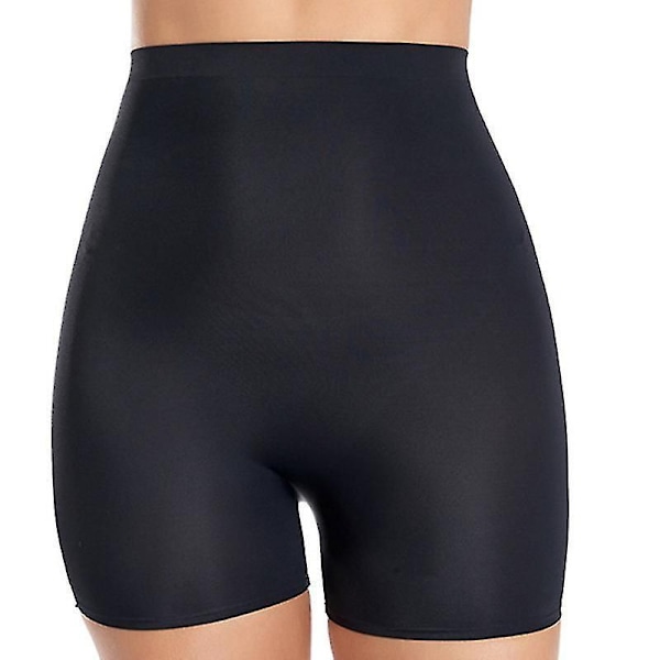 Butt Lifter Bukser Sømløse Polstrede Underbukser Kvinder Butt Pads Høj Talje Tummy Control Shapewear SORT BLACK M