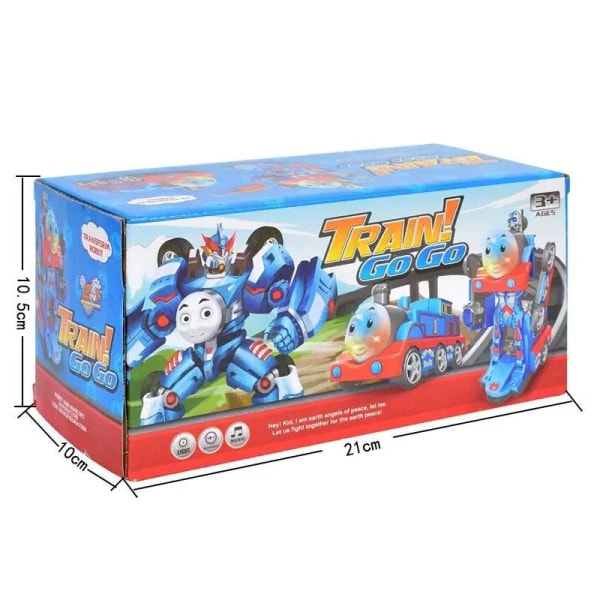 Thomas ja ystävät Anime Electric Deformation Train Thomas Track Set Toy Robot
