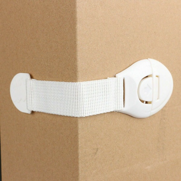 10 kpl Lukot Kaapinlukot Hihnat white