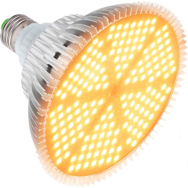 120W Full Spectrum LED Vekstlys 180LEDs Hagepære E27