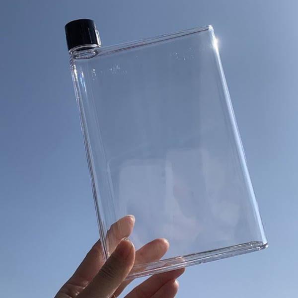 420 ml plade vandkokare Creative slim flad vandflaska