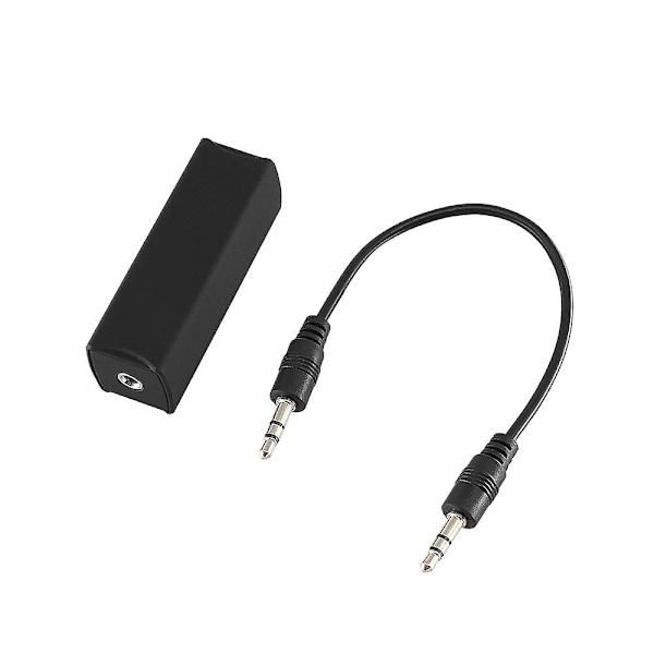 Ground Loop Noise Isolator Eliminerer lydstøy effektivt for bilstereoanlegg Hjemmehøyttalere med 3,5 mm lydkabel