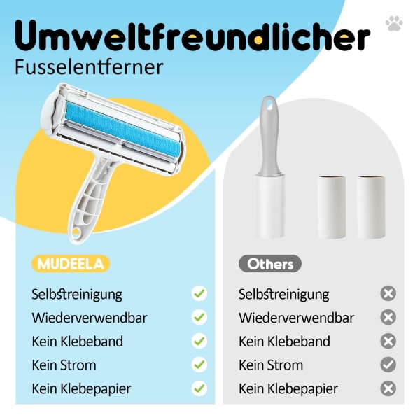 Fjernelse af kæledyrshår - Fjernelse af kæledyrshår til hundehår og kattehår, selvrensende fjernelse af kattehår til tæpper, møbler, tøj, sengetøj, hvid