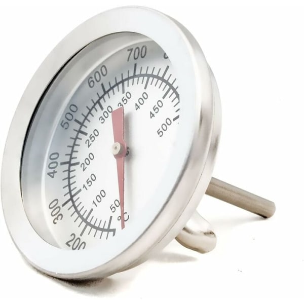 Analog värmebeständig matlagningstermometer för grill, ugn, rökare, rökare. 10°C - 500°C