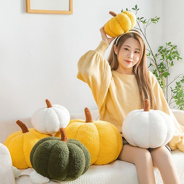 Pehmeä kurpitsa tyyny tyyny halloween koti makuuhuoneen sisustus takaisin