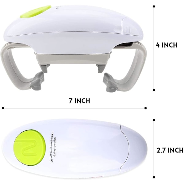 Elektrisk dåseåbner One Touch Handsfree Automatisk flaskeåbner