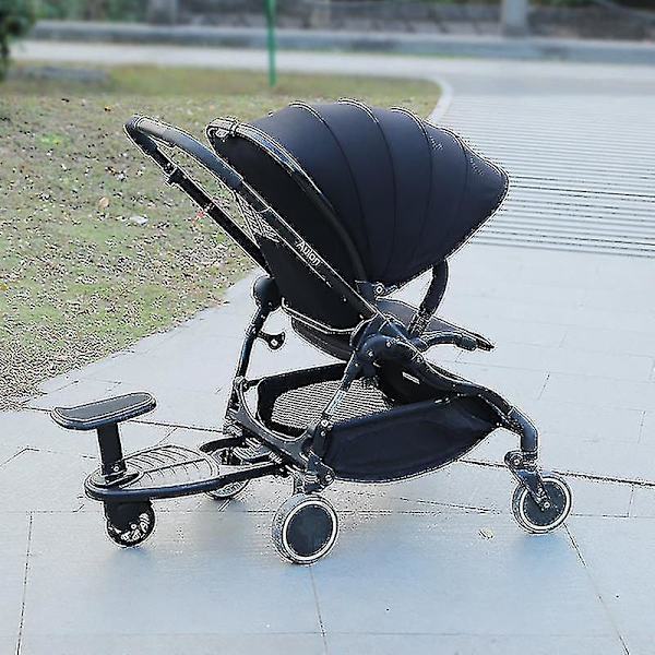 Universal 2-i-1 barnevognplate med avtakbar sete Second Child Artefact Child Rider Barnevogn A