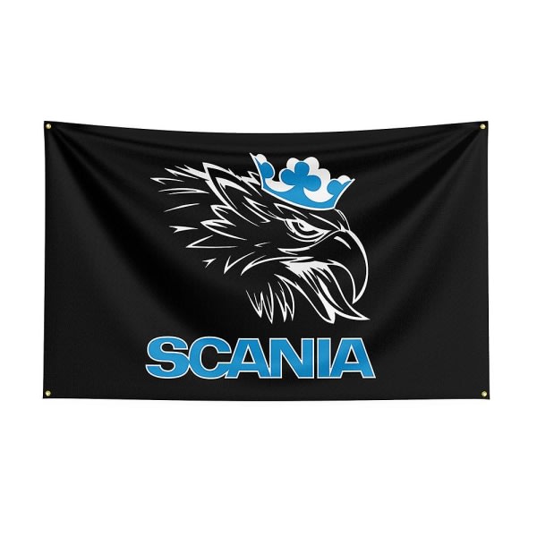 Born Pretty 3x5 Scanias flagga printed bilbanner för inredning