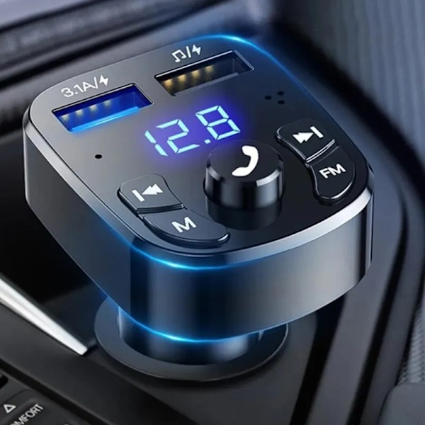 Bil Mp3-afspiller Dual Usb Hurtigoplader Fm Bluetooth-modtager Bluetooth-kompatibel 5.0 Fm-sender