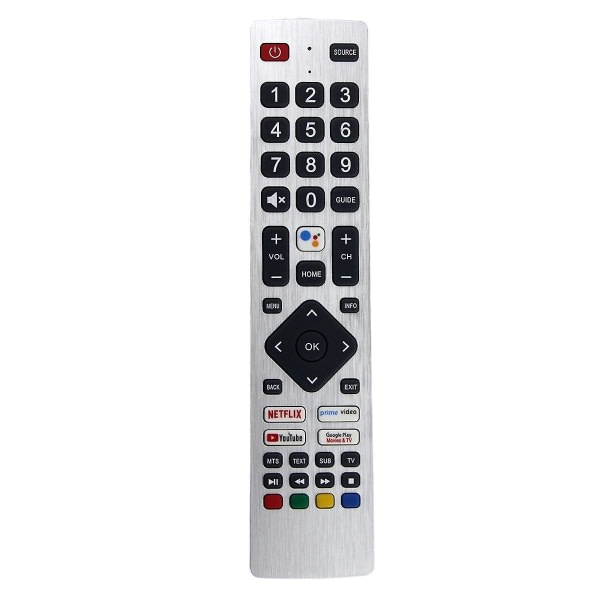 Rmc0133 Fjärrkontroll Byte till Sharp Tv Fjärrkontroll gratis installasjon Sølv