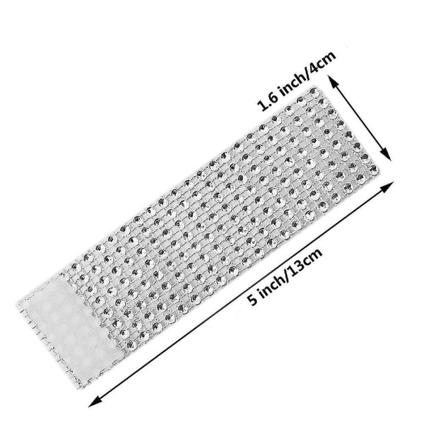 50 stk serviettringer, serviettringer med rhinstein, diamantpynt